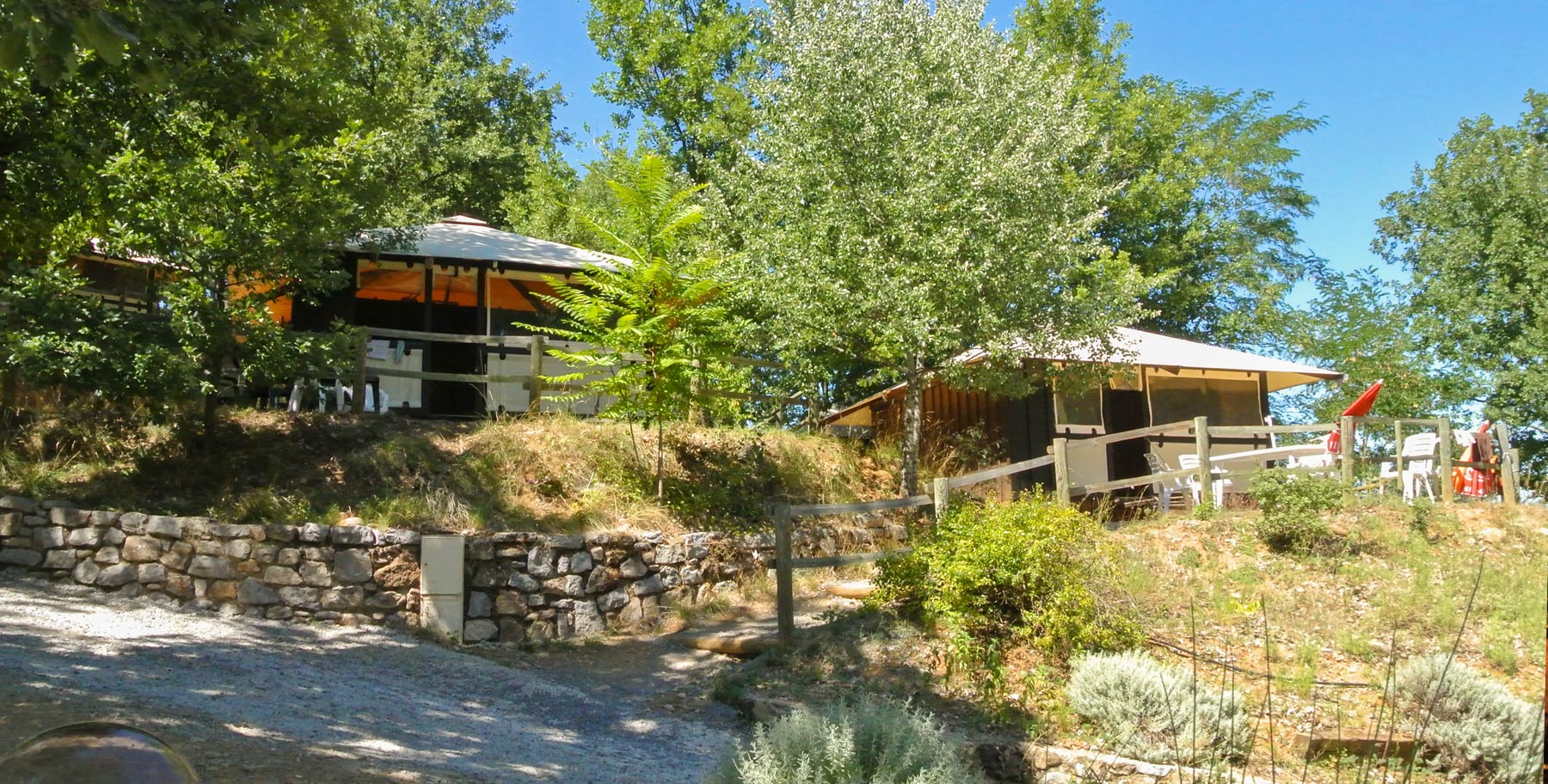 Camping Ardèche cabane